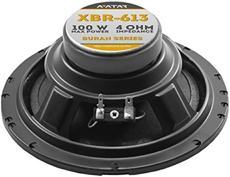 AVATAR XBR-613 6,5100 W На 4-Омные Черни Коаксиални високоговорители