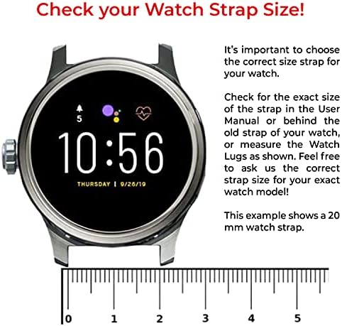 Быстросъемный каишка за часовник ONE ECHELON, съвместим със сменен каишка Samsung Galaxy Watch Active 2 (40