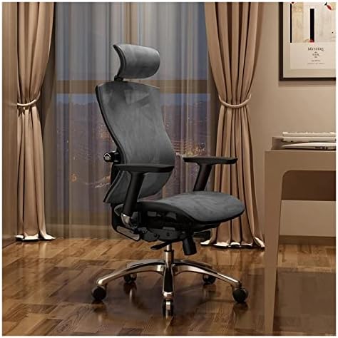 ZLXDP Ергономичен компютърен стол, домашен колан инженерен офис стол, седалката за киберспорта, един човек дизайн, богат