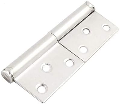 X-DREE от неръждаема стомана с дължина от 2.5 инча, 6 крепежни отвори, панти за врати тръби сребрист цвят (2,5 неокисляемых
