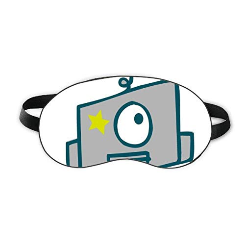 Вселената И Един Робот и с Едно Око Sleep Eye Shield Мека Нощна Превръзка На Очите Със Сенчести покритие
