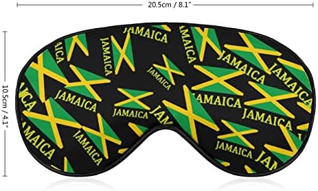 Ямайски Флаг Маска за Сън, За Очите Скъпа Превръзка На Очите, Прикрывающая на Очите, Сенки за очи за Жени, Мъже Подаръци