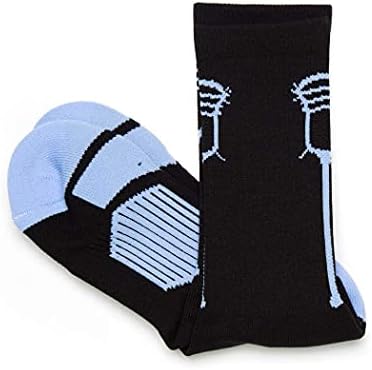 Спортни Тъкани чорапи до средата на прасците за лакросса ChalkTalkSPORTS Single Stick | Младежки и Възрастни размери