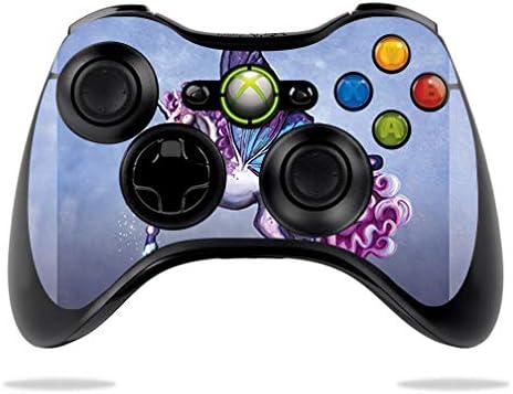 Кожата MightySkins, съвместим с контролера на Xbox 360 на Microsoft - Лилаво Еднорог | Защитно, здрава и уникална vinyl
