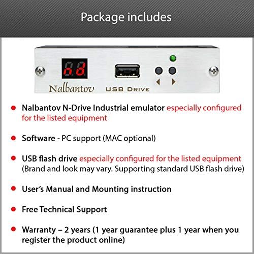 Емулатор на USB памет флопи дискове N-Drive Industrial от Nalbantov за Zimmer & Kreim PEC-600 и PEC-850