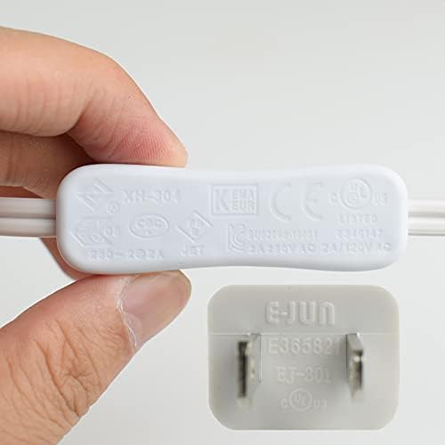 Кабел лампи BCQLI с кнопочным превключвател, штепсельная вилица американския стандарт polar, подходящ за подмяна на