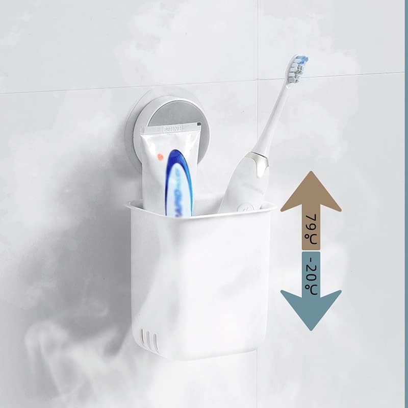 BKDFD Стенен Държач на Четка за зъби, Паста за зъби Водоустойчив Притежател на полици За Съхранение В Банята