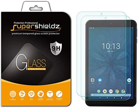 (2 опаковки) Supershieldz е Предназначен за защитен екран от закалено стъкло Onn Tablet Pro 8 см, не се драска, без мехурчета