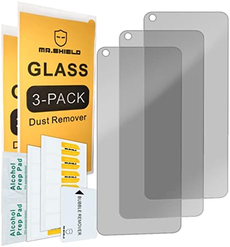 Защитно фолио за екрана Г-н.Щит [3 опаковки], съвместима с OnePlus (Nord N10 5G) [Закалено стъкло] [Защита от шпионски],