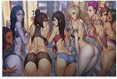 Цензурированный Аниме Плакат със сексуалната момиче (Потребителски порно Постери, Плакати с Киской, Плакат