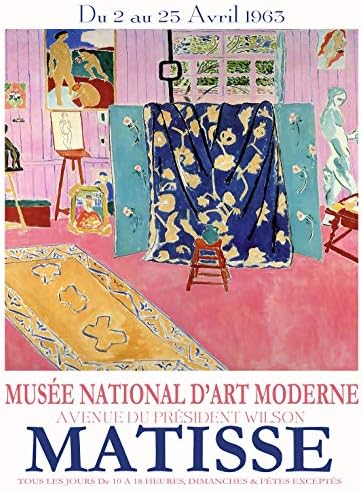 Изложба стена на изкуството Wallbuddy Matisse - Естетичен Интериор на стаята, Плакати и Щампи, Аксесоари за стаята на Анри Матис и Принт на стената, Минималистичен Декор апа