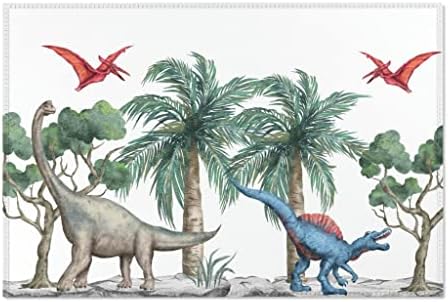 Подложка за детска стая и Детска зона, Декор за детска стая с Динозаврите и Спални 60 × 36