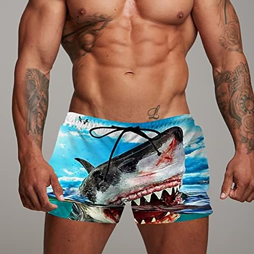 Мъжки Бански Memory, Новост, бързо съхнещи Окото Плажни Шорти с 3D Принтом, Мъжки къси Панталони От Ликра