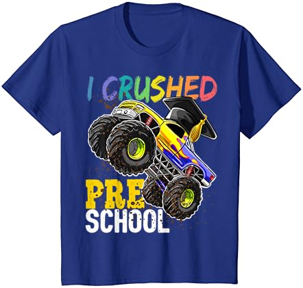 Аз Размаза Начална Чудовище Камион Выпускная Шапка Подарък Тениска За Момчета