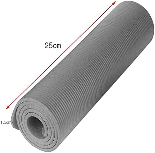 BEILIU 23,6x9,8x0,6 инча килимче за йога Многофункционална подложка за упражнения в салона за пилатес за начинаещи, фитнес,