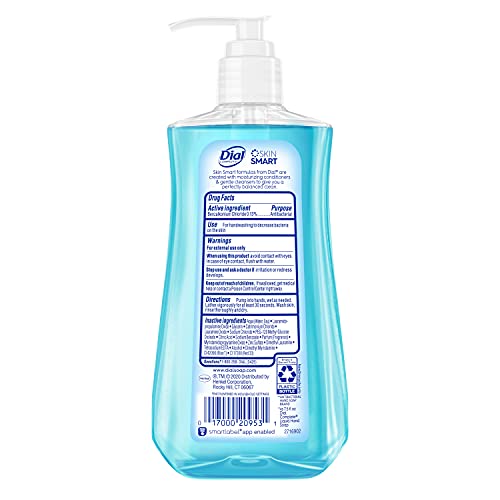 Течен антибактериален сапун за ръце Dial Complete, Изворна вода, 11 течни унции (опаковка от 4 броя)