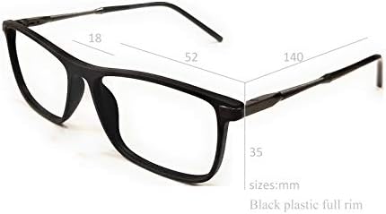 Компютърни очила На lifestyle пластмасови правоъгълни 52 мм черни unisex_alacfrpr3519