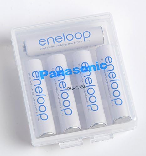 Калъфи за съхранение на акумулаторни батерии Eneloop Panasonic BQ-CASE2SA капацитет 4AA или 5AAA, прозрачни, опаковки