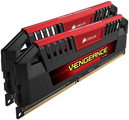 Corsair Vengeance Pro Series - комплект памет от 16 GB (2 x 8 GB) DDR3 DRAM 1866 Mhz C9 (CMY16GX3M2A1866C9R) (червен)