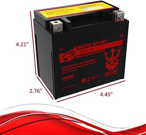 Висока производителност на батерията на марката Neptune YTX5L-BS за Suzuki QuadSport Z50 06-11