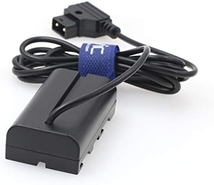 Eonvic D-Tap за NP-F550 F570 F750 F970 Адаптер за Фиктивни Батерията Навити захранващ Кабел за монитор Sony