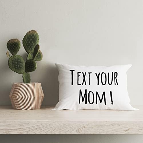 HIWX Забавен Цитат от Текст на Повикване на вашата майка, Декоративна Калъфка за възглавница, Калъфка, Подаръци