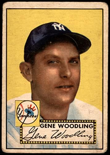 1952 Topps # 99 Джин Вудлинг Ню Йорк Янкис (Бейзболна картичка) АВТЕНТИЧНИ Янкис