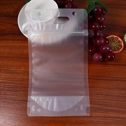 Торбичка Hemoton Многократна употреба Пакети за хранене във формата На Сърце, Прозрачни самозатягивающиеся Пакети за съхранение на бебешка храна, Пакет за напитки, за