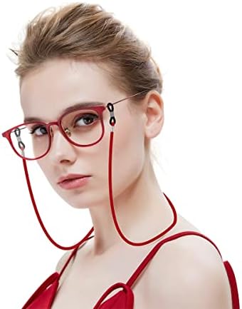 Кожени Въжета За Очила OCR, 6 Опаковки Спортни Вериги За Очила, Лента за Закрепване на Слънчеви Очила, Мини Въжета за Очила