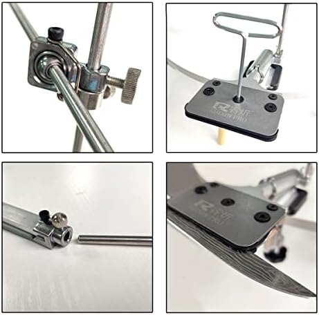 Система за заточване на кухненски ножове RUIXIN PRO RX-008 с 10 точильными камъни, повратна механизъм на 360 °, фиксиран
