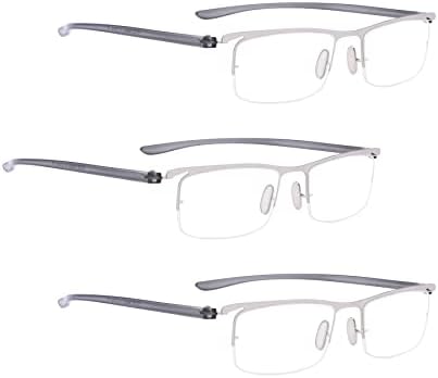 LUR 7 опаковки очила за четене без рамки + 3 опаковки очила за четене в полукръгла рамка (общо 10 двойки ридеров + 2,00)