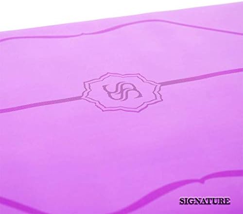 Нескользящий килимче за йога Specialty Select - най-Добрият килимче за йога с выравнивающими линии - Изработена от естествен каучук - Биоразлагаемый килимче за йога - Серти?