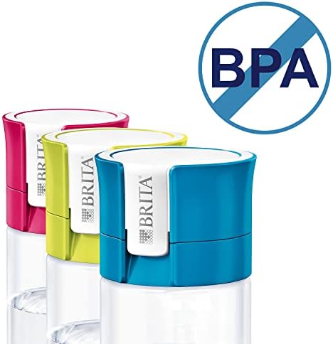 Бутилка-филтър за вода BRITA Fill and Go Vital, Лайм, Опаковка по 1