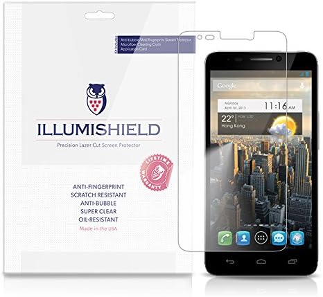 Защитно фолио ILLUMISHIELD, съвместима с Alcatel One Touch Idol (OT-6030,6030 D) (3 опаковки), защитно фолио