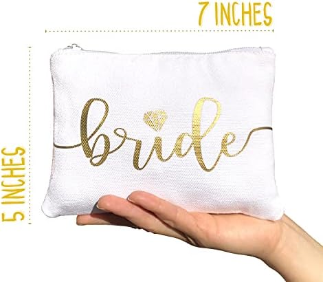 Козметични чанти Bride Tribe - Подарък за шаферките, за моминско парти, душата младоженци, сватбени тържества. Чанта за козметика / Тоалетни принадлежности, Сватбен комп?