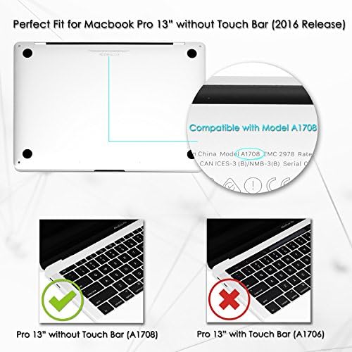 ГОРЕН КАЛЪФ MacBook Pro 13 инча 2019 2017 2018 година на издаване A1708 Без тъчпад, фирмен комплект 2 в 1,