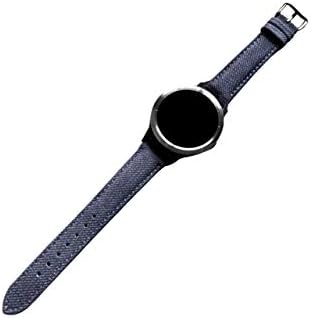Кожена каишка NICKSTON JD Jeans е Съвместим с умни часовник Huawei Watch GT 2 и GT 42 mm, мека лента-гривна B18P20 (1. Обтегач
