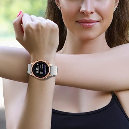 въжета lepmok за часовници на Garmin Fenix 7 Силиконов каучук Quickfit 22 мм за умни часовници на Garmin Fenix 6, Fenix 5