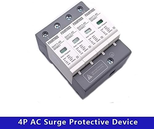 HALONE 1 бр. устройство за защита от пренапрежение SPD AC 3P + N 20 ~ 40KA 30KA ~ 60KA 385 от 420 В Дома на разрядник за