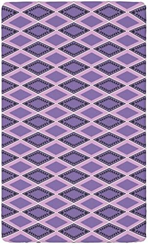 Мини-Чаршафи за легла с геометрична тема, Портативни мини-Чаршафи за легла от ултра Мек материал -Отлични за стая на момче