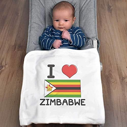 Детско Памучно одеало /Шал Azeeda I Love Zimbabwe (BY00025986)