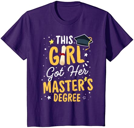Това момиче е получила магистърска степен, Выпускная Тениска Mastered It 2023