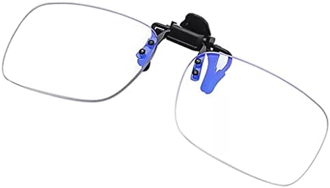 CZDYUF -Леки Очила за четене с клипсой, Откидывающиеся нагоре и надолу, Без Увеличително стъкло, лесно и удобно в переноске,
