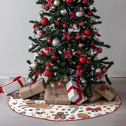 Пола за Елхи, Коледни Подложка за Коледната Елха, Украса за Дома за Празнични Партита 30 ×30