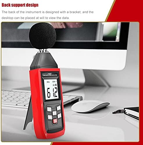 UXZDX CUJUX Цифров Измерител на Нивото на Звука Тестер Шум Детектор на Шума Разборный Монитор 30-130 db Цифров Аудио Измервателен