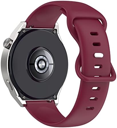 TenCloud 10 x ремъците, съвместими с UMIDIGI Uwatch 2S 3S/ Huawei Watch GT3 Pro 46 мм/GT3 Pro/Watch 3/GTR 4 Pro 22 мм, Миещи Силиконови въжета-въжета за Huawei Watch Рецептори