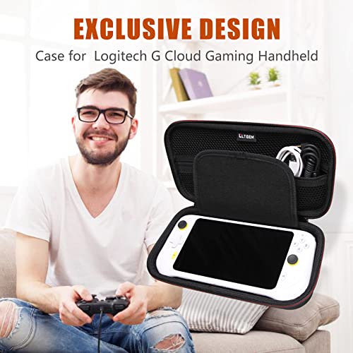Твърд калъф LTGEM EVA за преносим компютър Logitech G Cloud Gaming Handheld - Пътна Защитна чанта за съхранение