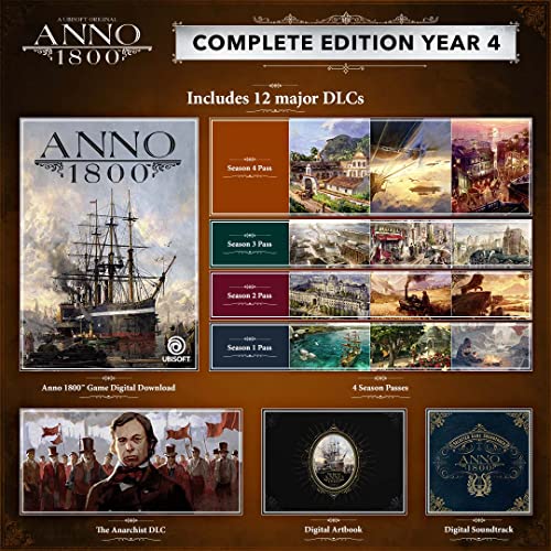 Anno 1800 Gold Edition 4-ти година на издаване | Код за PC - Ubisoft Connect