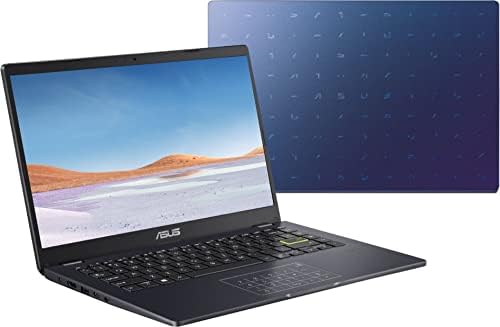 2022 ASUS Лаптоп 14 Thin, Light за студентите от бизнес класа, процесор Intel Celeron N4020, 4 GB оперативна
