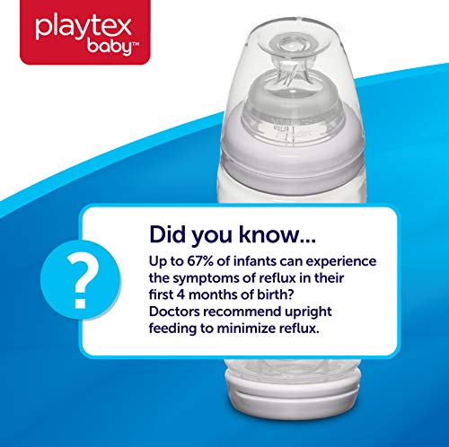 Детска бутилка Playtex Baby Ventaire Срещу колики, не съдържа BPA, 9 Грама - 3 броя-ва